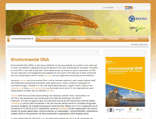 Tablet Screenshot of environmental-dna.nl